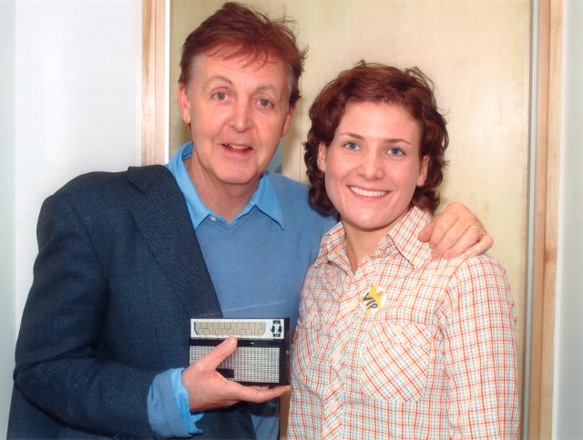 Pernille og Paul McCartney